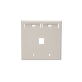 Leviton Number of Gangs: 2 High-Impact Plastic, Light Almond 42080-1TP